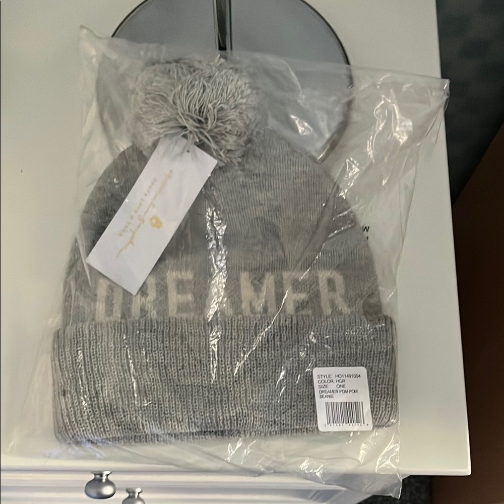 Spiritual Gangster poly hat with Pom Pom NWT